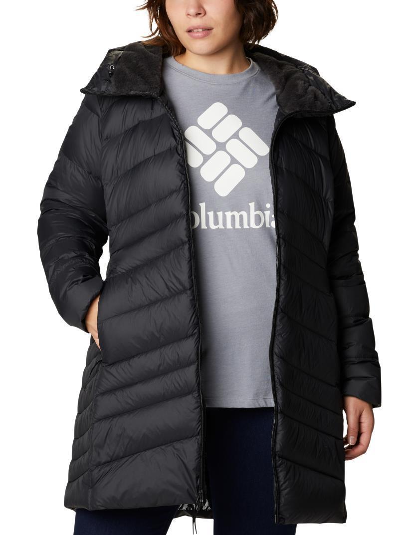 Autumn Park Down Mid Jacket - Plus - Womens - Black 5