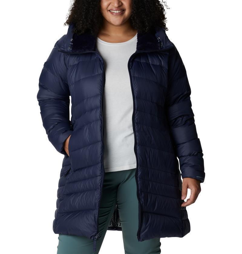 Autumn Park Down Mid Jacket - Plus - Womens - Dark Nocturnal 3