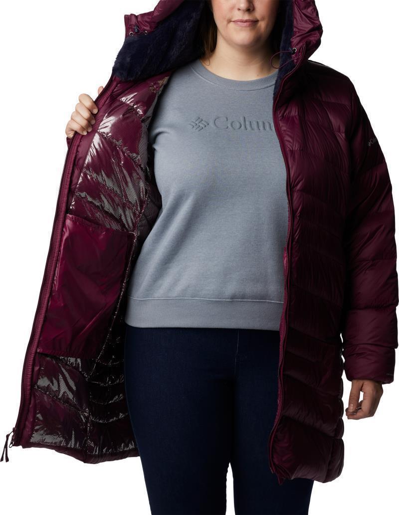 Autumn Park Down Mid Jacket - Plus - Womens - Marionberry 4