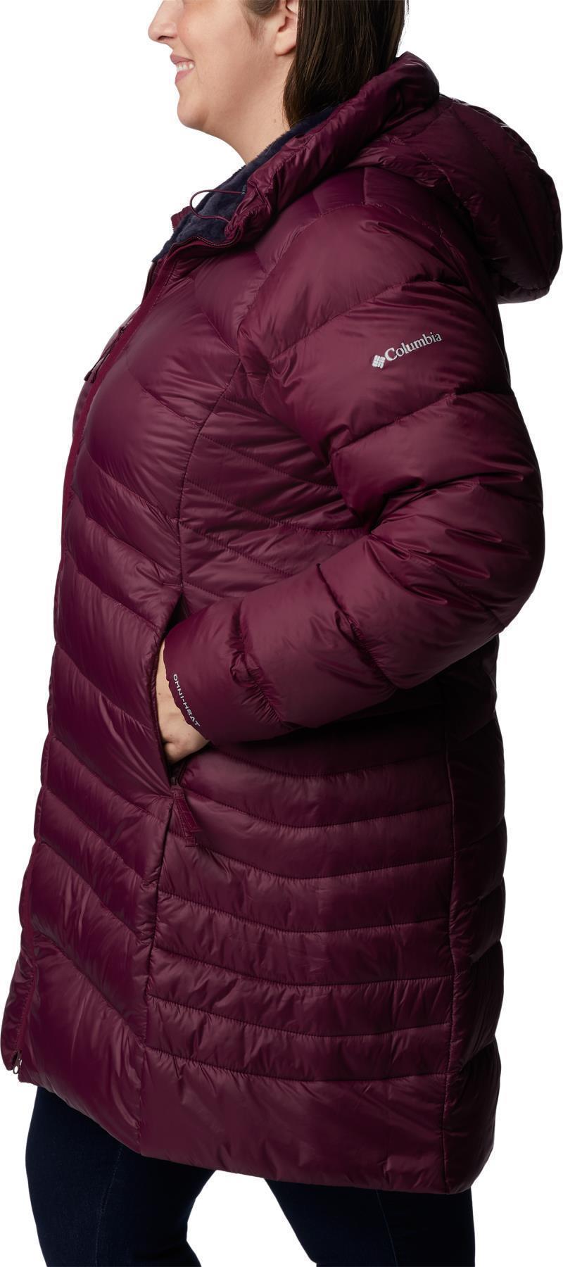 Autumn Park Down Mid Jacket - Plus - Womens - Marionberry 6