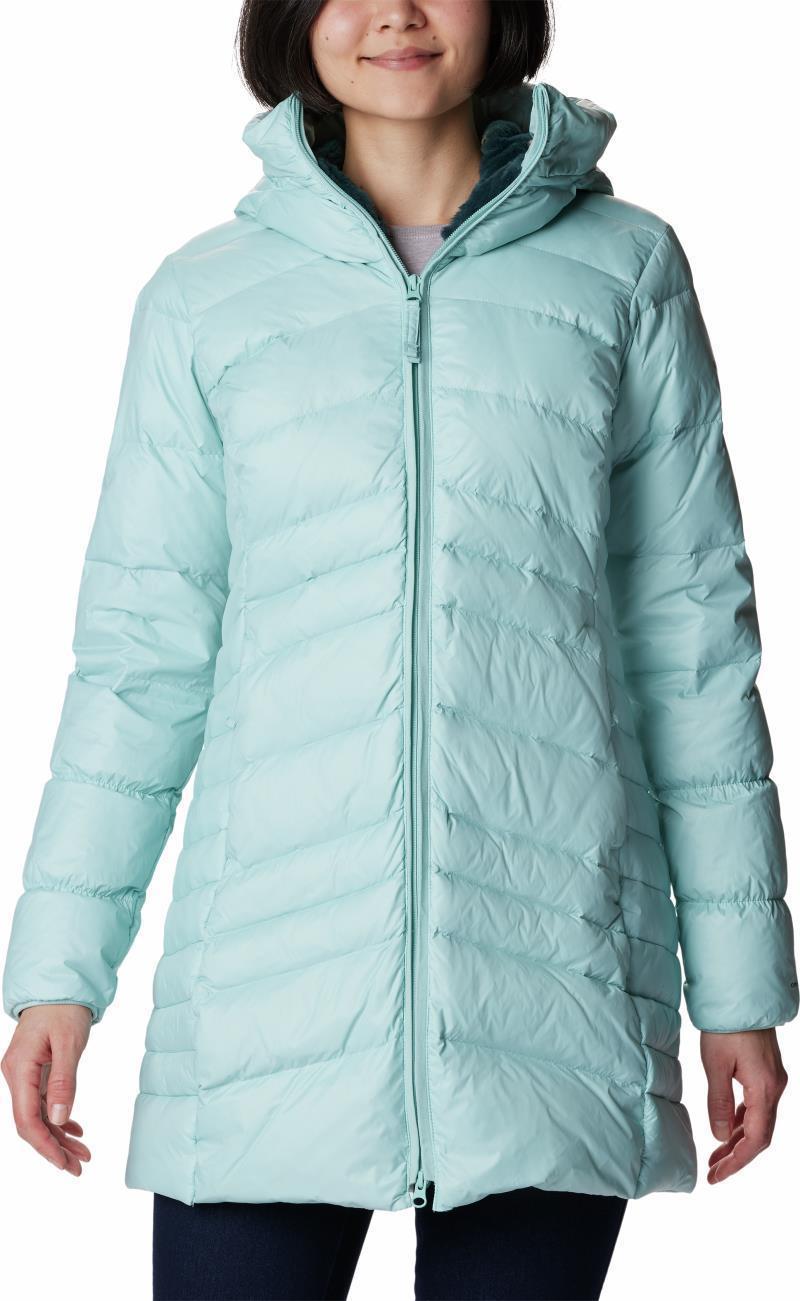 Autumn Park Down Mid Jacket - Womens - Aqua Haze 1