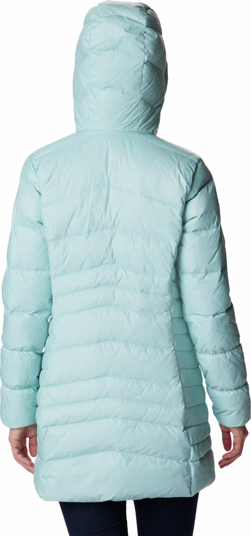 Autumn Park Down Mid Jacket - Womens - Aqua Haze 2