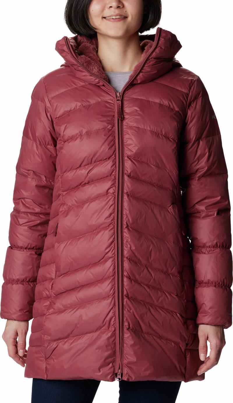 Autumn Park Down Mid Jacket - Womens - Beetroot 1