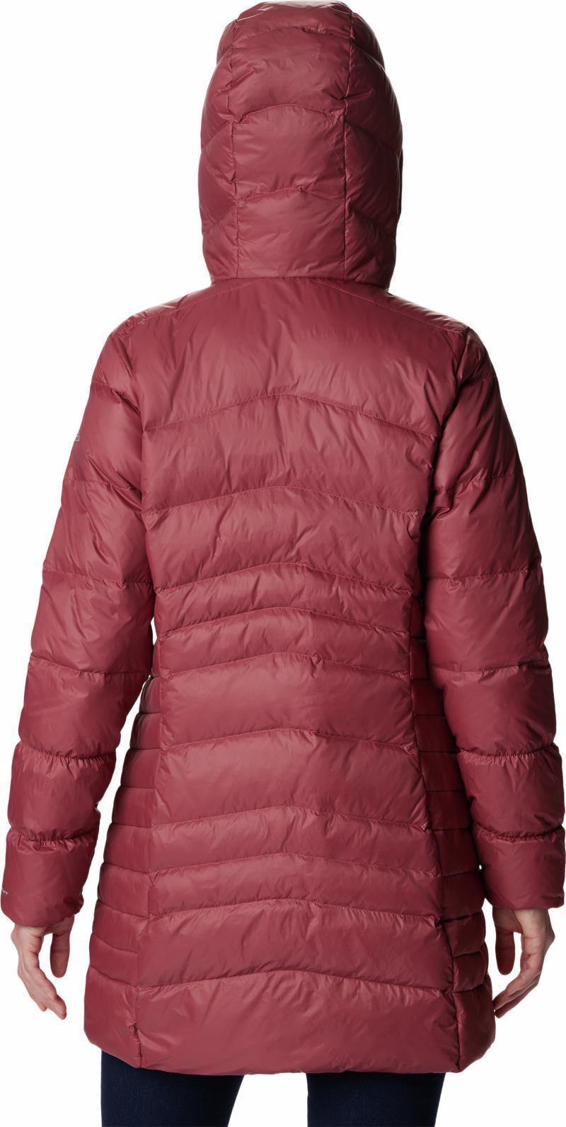 Autumn Park Down Mid Jacket - Womens - Beetroot 2