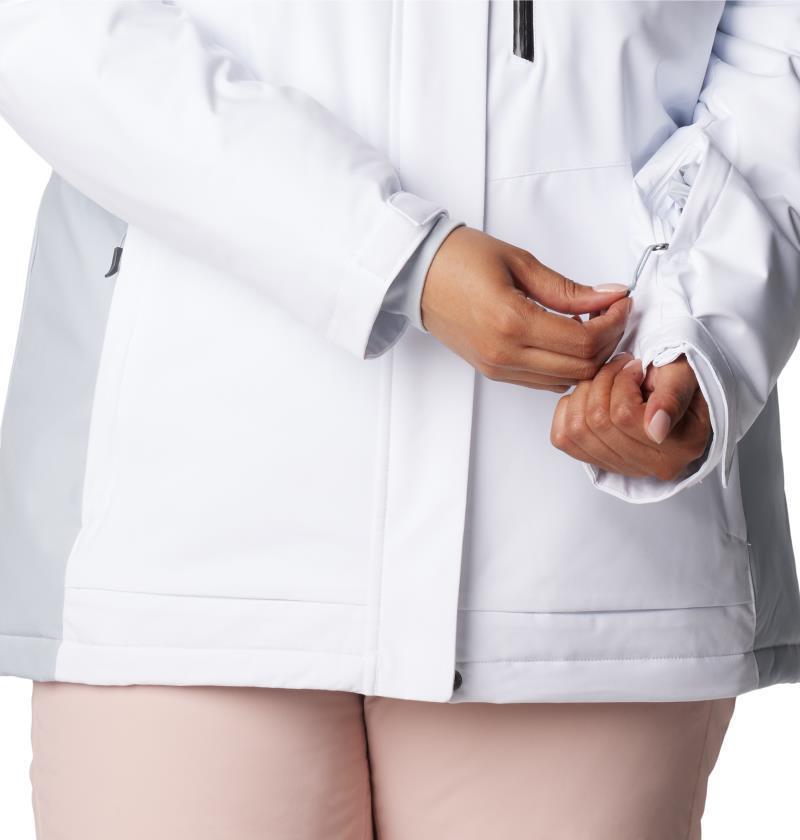 Ava Alpine Insulated Jacket - Plus - Womens - White / Cirrus Grey 7