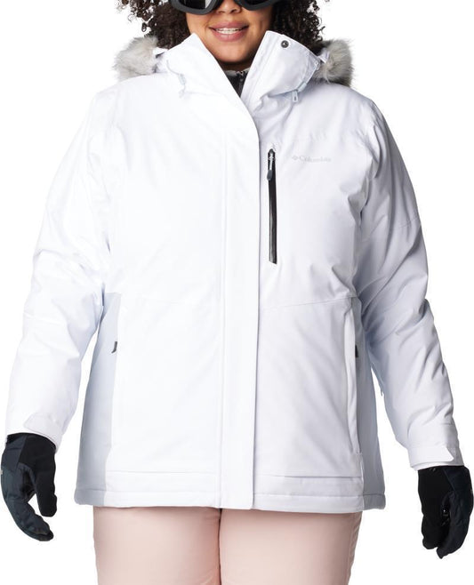 Ava Alpine Insulated Jacket - Plus - Womens - White / Cirrus Grey 1