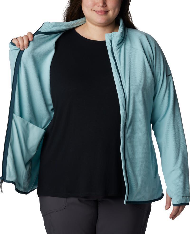 Back Beauty Full Zip - Plus - Womens - Aqua Haze 4