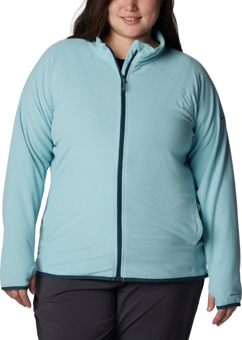 Back Beauty Full Zip - Plus - Womens - Aqua Haze 1