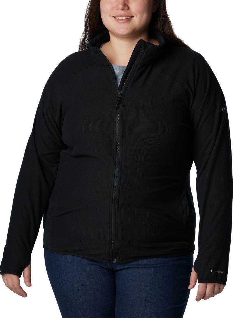 Back Beauty Full Zip - Plus - Womens - Black 1