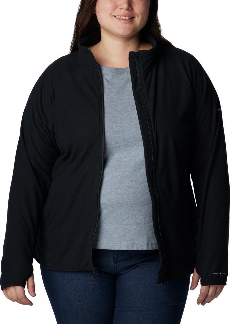 Back Beauty Full Zip - Plus - Womens - Black 2