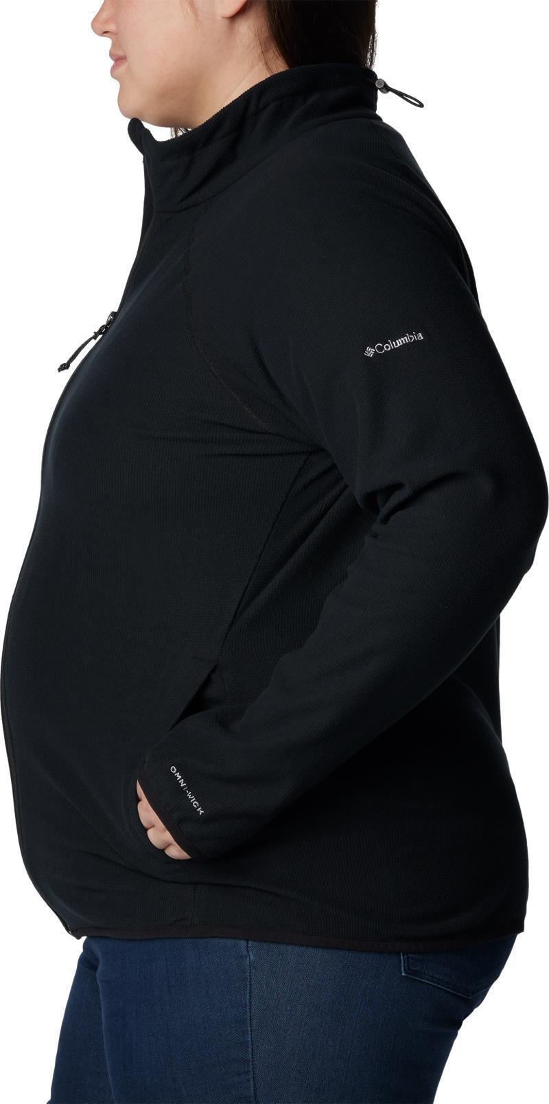 Back Beauty Full Zip - Plus - Womens - Black 3