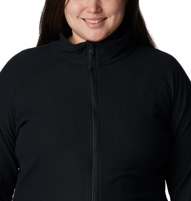 Back Beauty Full Zip - Plus - Womens - Black 6
