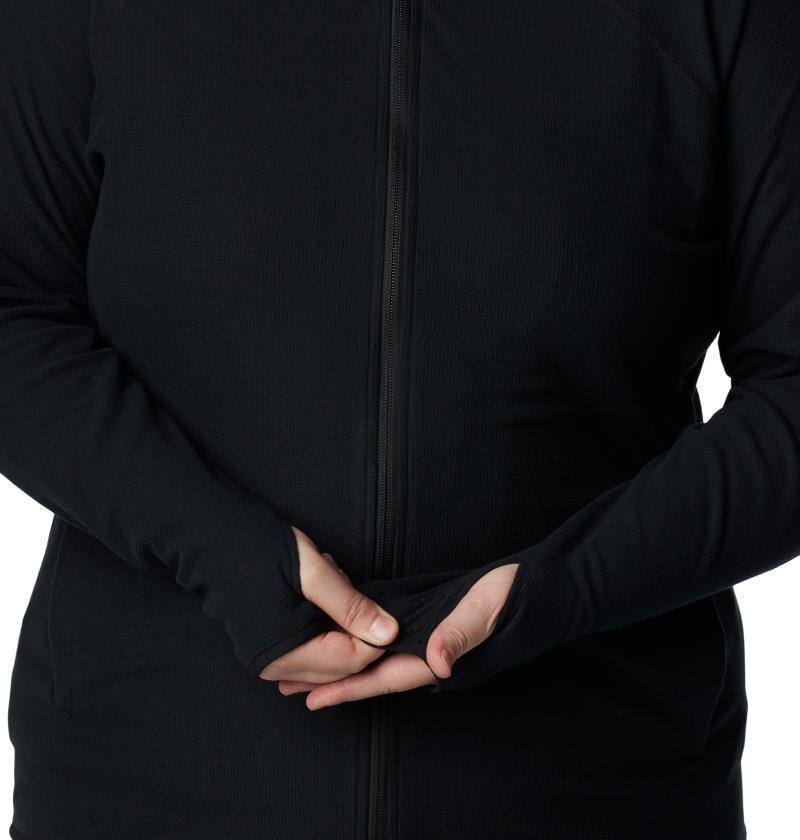 Back Beauty Full Zip - Plus - Womens - Black 8