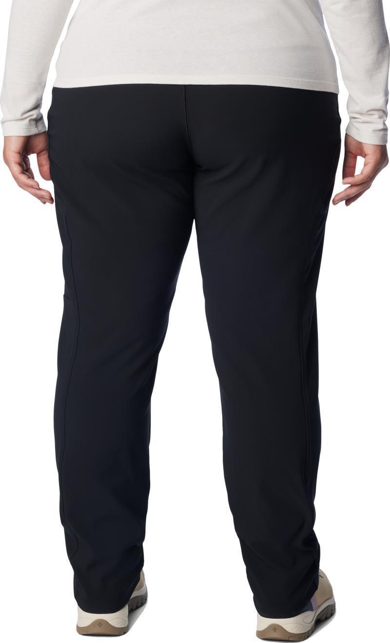 Back Beauty Highrise Warm Winter Pants, Reg - Plus - Womens - Black 2