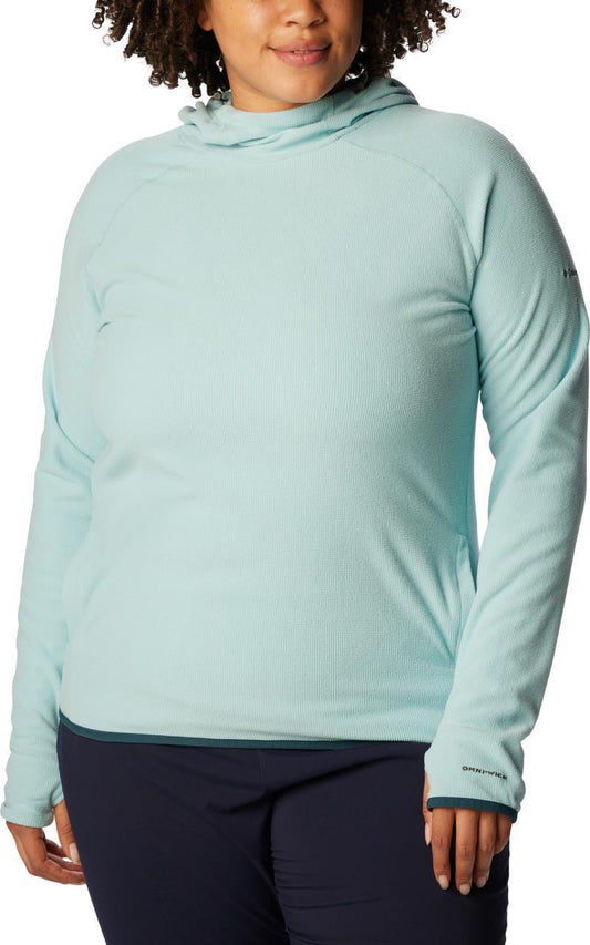 Back Beauty Hoodie - Plus - Womens - Aqua Haze 1