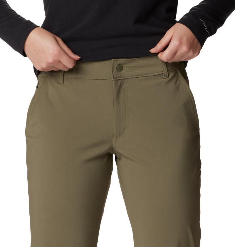 Back Beauty Softshell Pants, Reg - Womens - Stone Green 4