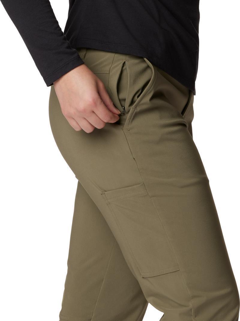 Back Beauty Softshell Pants, Reg - Womens - Stone Green 5