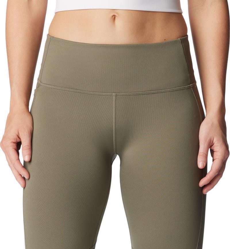 Back Beauty Warm Hybrid Leggings - Womens - Stone Green 4