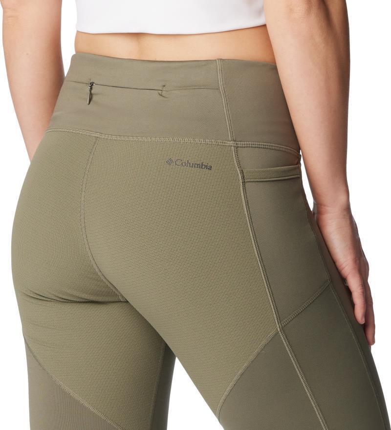 Back Beauty Warm Hybrid Leggings - Womens - Stone Green 5