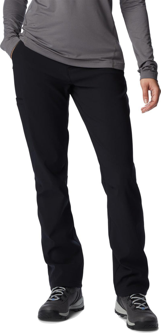 Back Beauty Warm Softshell Pants, Reg - Womens - Black 1