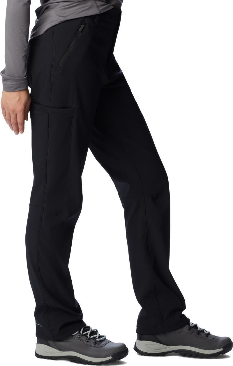 Back Beauty Warm Softshell Pants, Reg - Womens - Black 4
