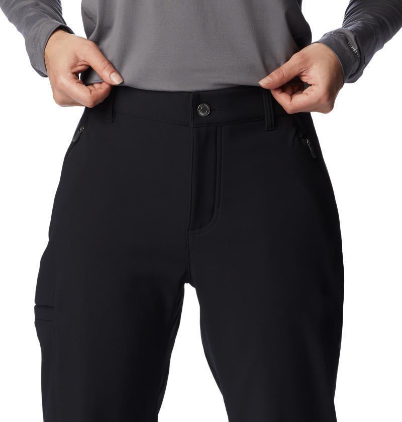 Back Beauty Warm Softshell Pants, Reg - Womens - Black 5