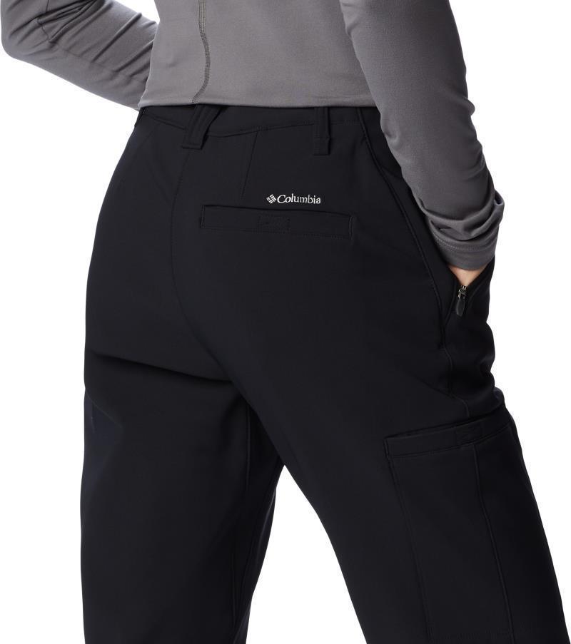 Back Beauty Warm Softshell Pants, Reg - Womens - Black 6