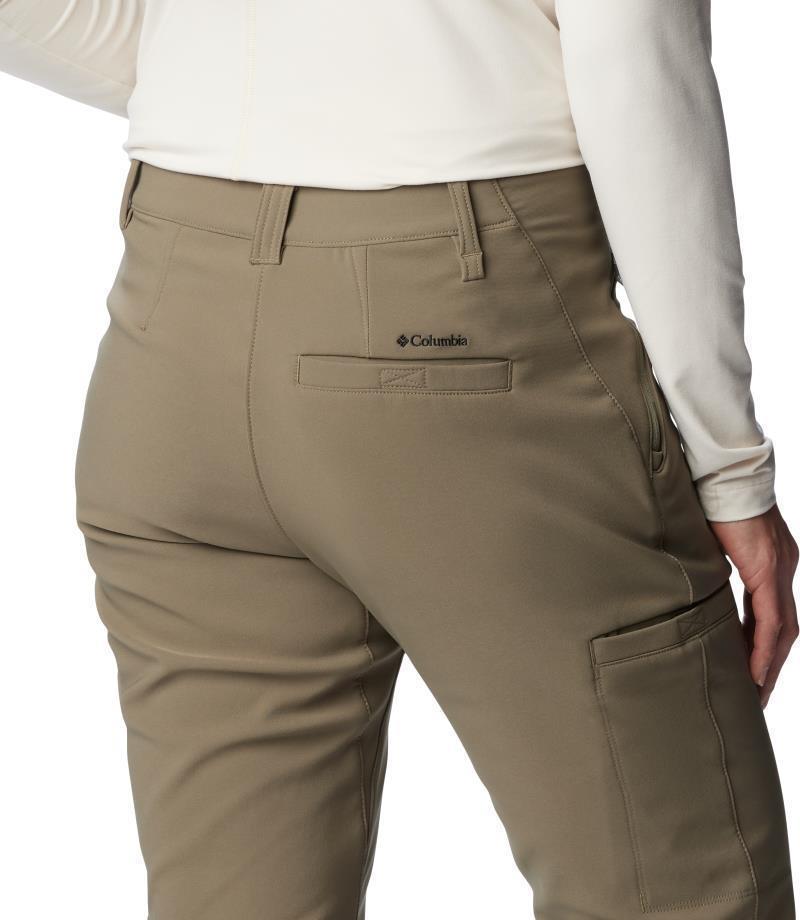 Back Beauty Warm Softshell Pants, Reg - Womens - Stone Green 6