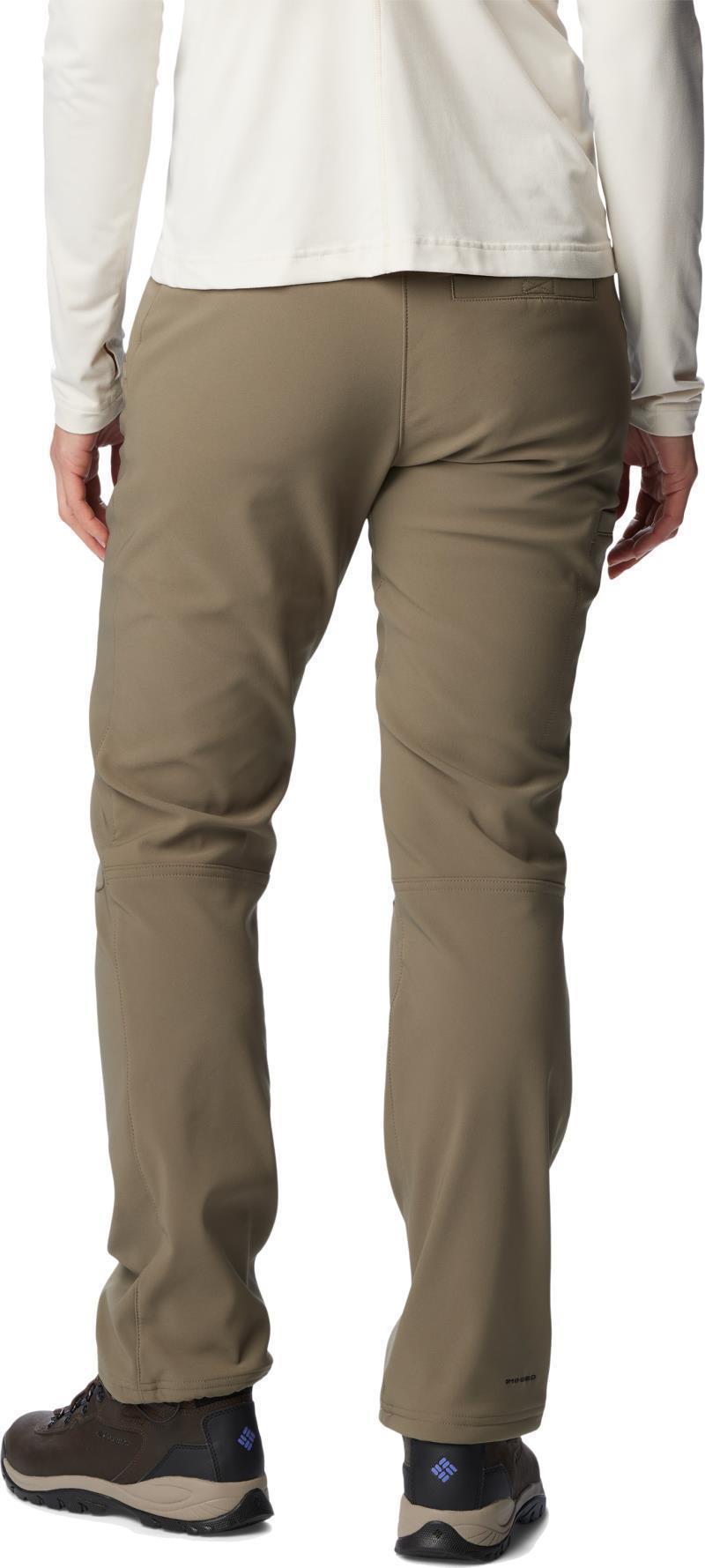 Back Beauty Warm Softshell Pants, Reg - Womens - Stone Green 2