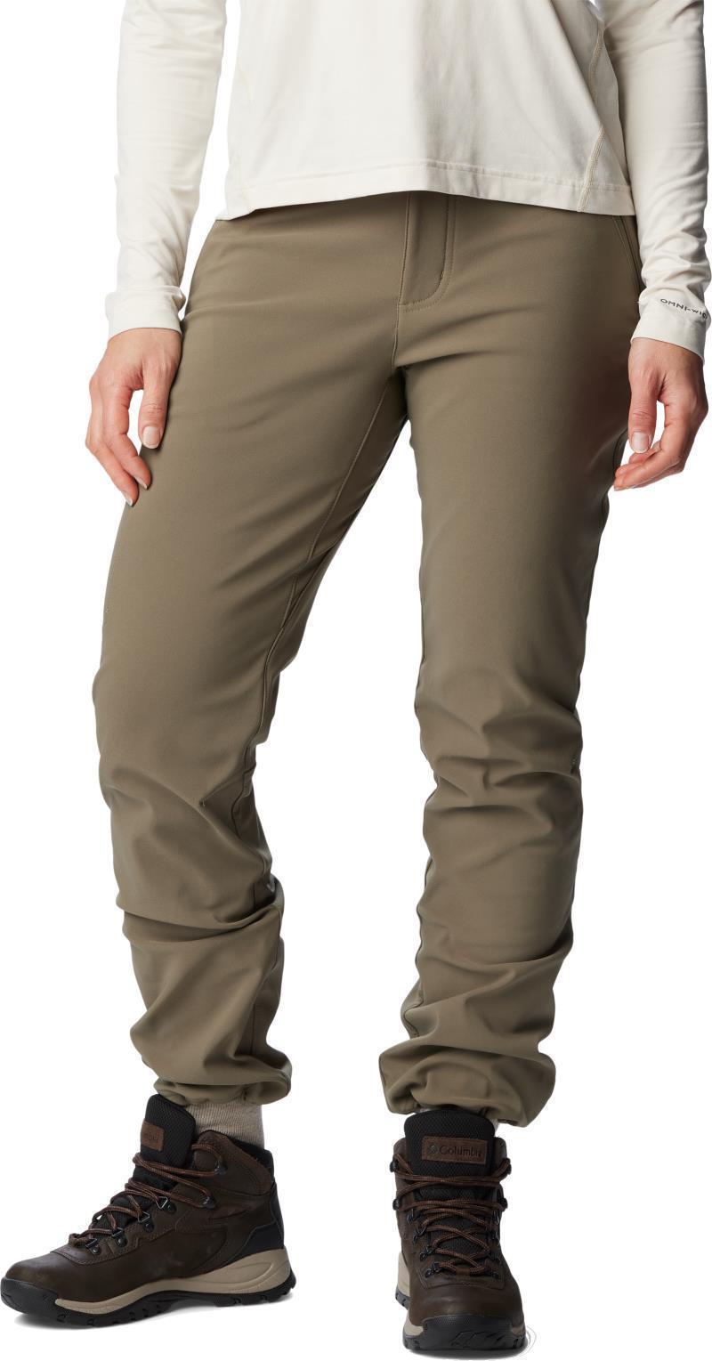 Back Beauty Warm Softshell Pants, Reg - Womens - Stone Green 3