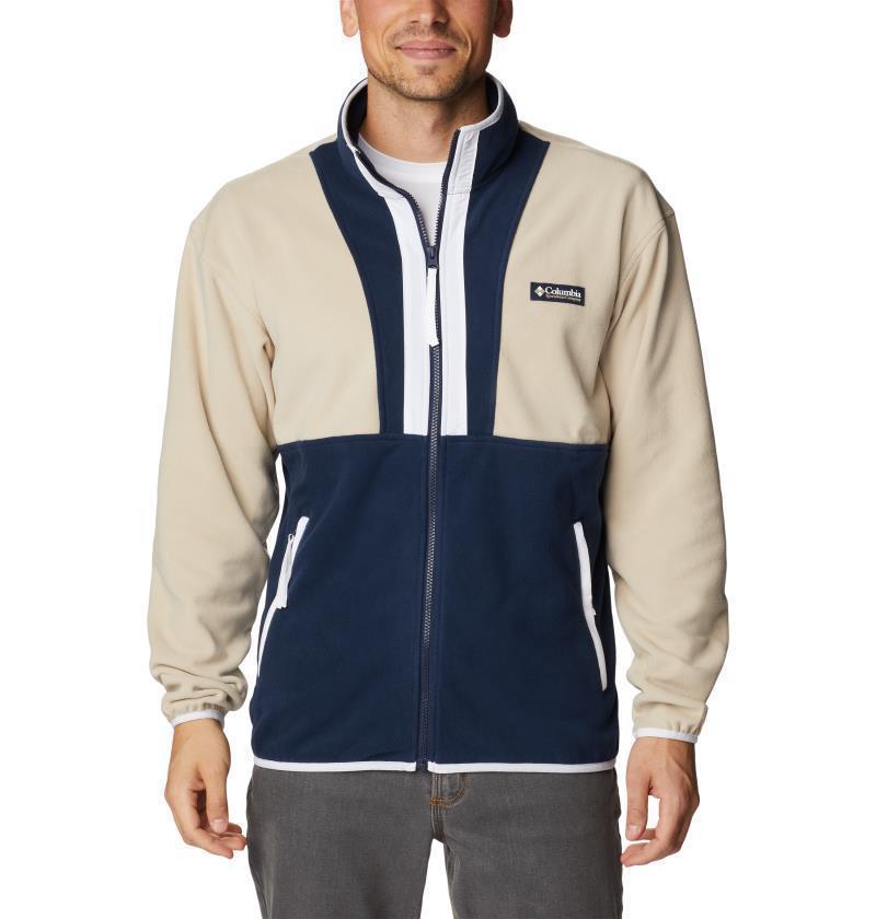 Back Bowl Fleece Lightweight - Tall - Mens - Ancient Fossil / Collegiate Navy / White 1