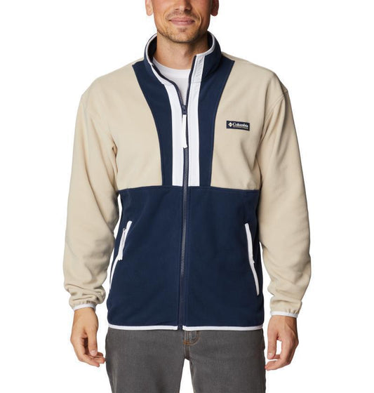 Back Bowl Fleece Lightweight - Tall - Mens - Ancient Fossil / Collegiate Navy / White 1