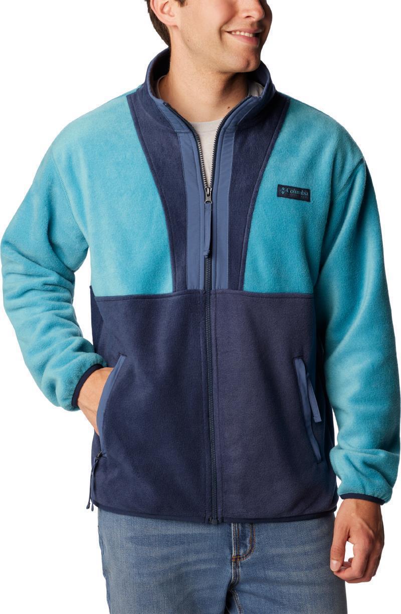 Back Bowl Full Zip Fleece - Mens - Shasta / Collegiate Navy 1