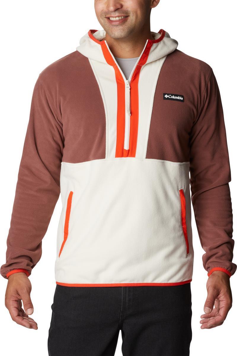 Backbowl Lite Half Zip Hoodie - Mens - Light Raisin / Chalk / Spicy 1