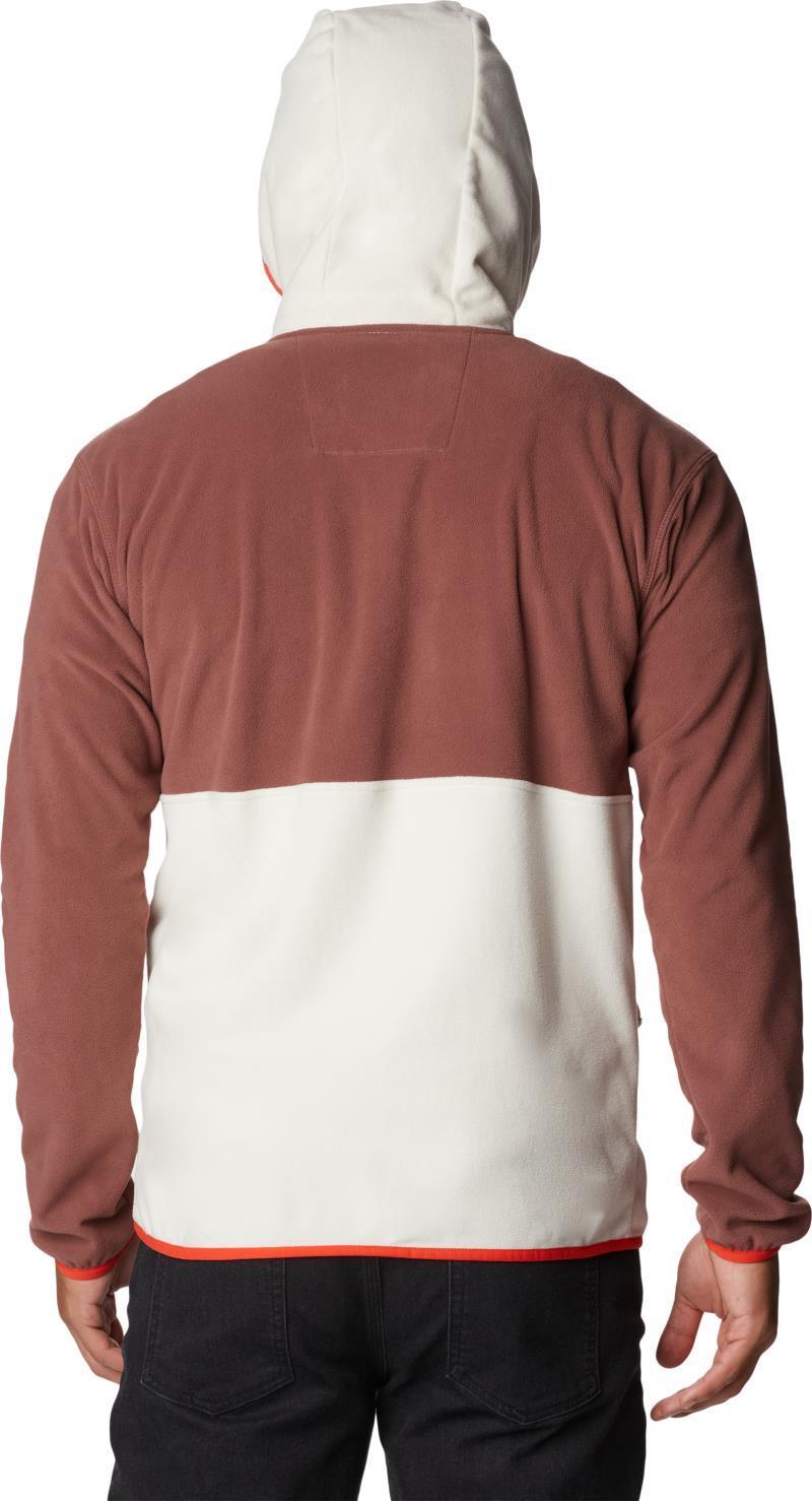 Backbowl Lite Half Zip Hoodie - Mens - Light Raisin / Chalk / Spicy 2
