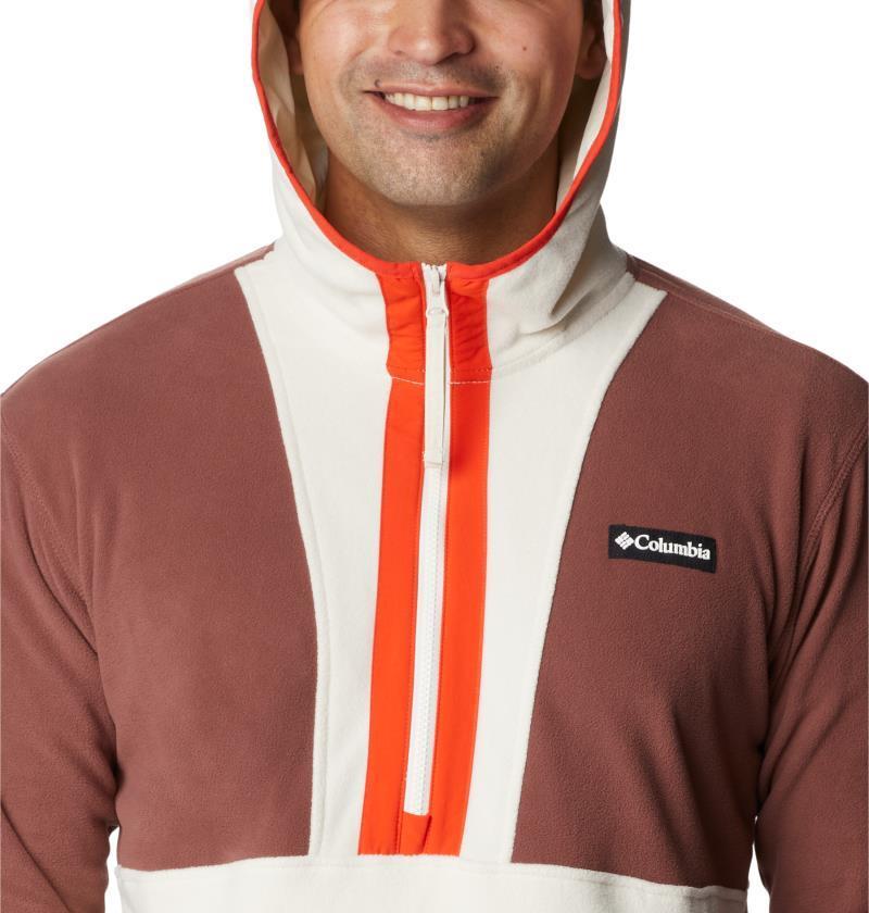 Backbowl Lite Half Zip Hoodie - Mens - Light Raisin / Chalk / Spicy 5