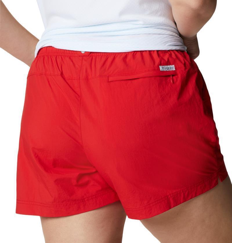 Backcast Water Shorts, 5" Inseam - Plus - Womens - Red Spark 5
