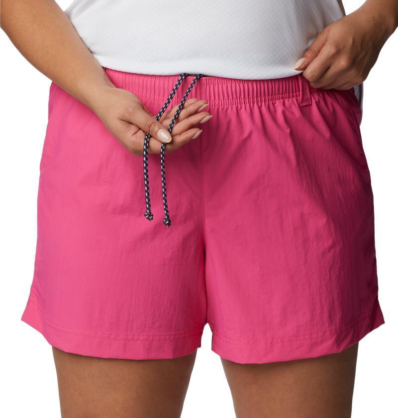 Backcast Water Shorts, 5" Inseam - Plus - Womens - Ultra Pink 4