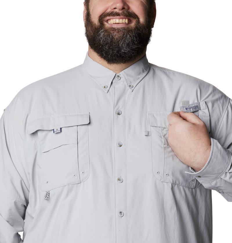 Bahama II LS Shirt - Big - Mens - Cool Grey 5