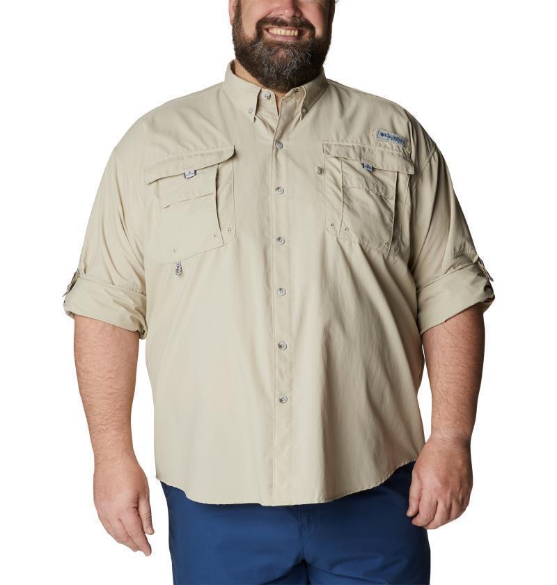 Bahama II LS Shirt - Big - Mens - Fossil 4