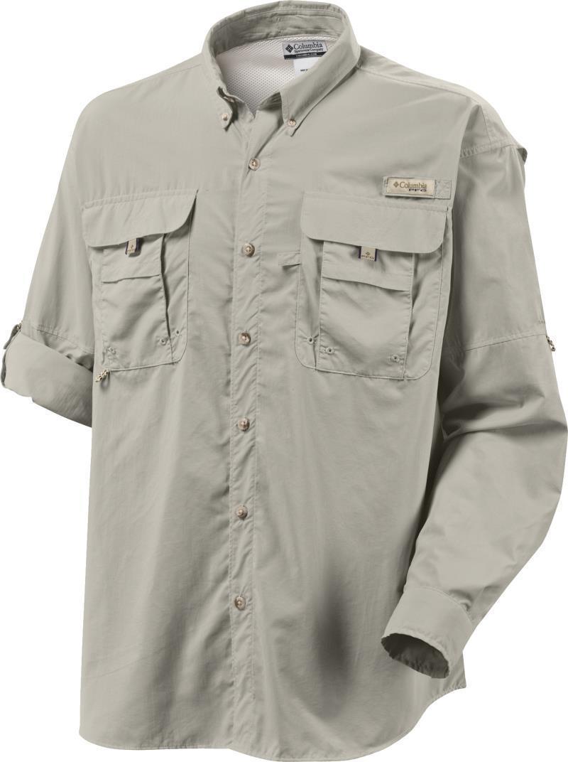 Bahama II LS Shirt - Big - Mens - Fossil 8