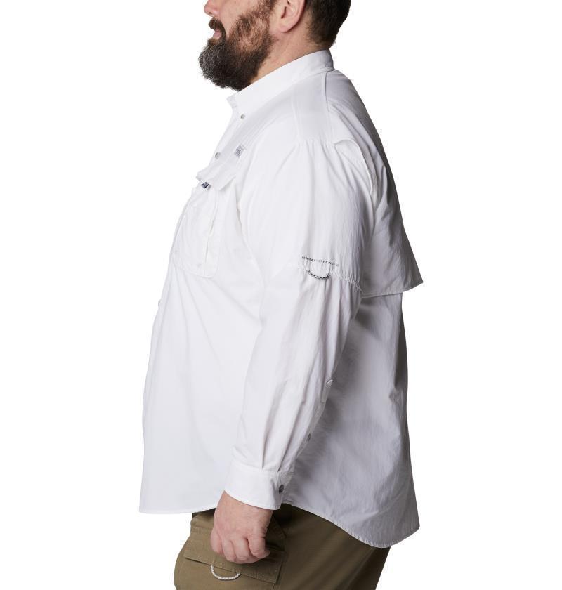 Bahama II LS Shirt - Big - Mens - White 3