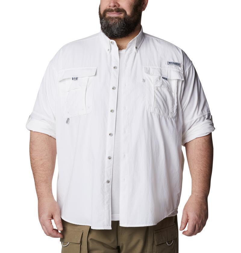 Bahama II LS Shirt - Big - Mens - White 4