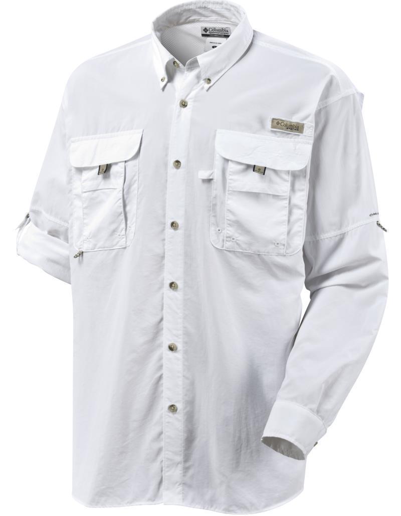Bahama II LS Shirt - Big - Mens - White 5