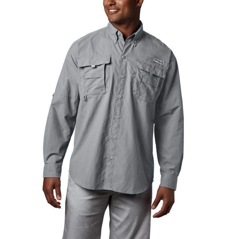 Bahama II LS Shirt - Mens - Cool Grey 4