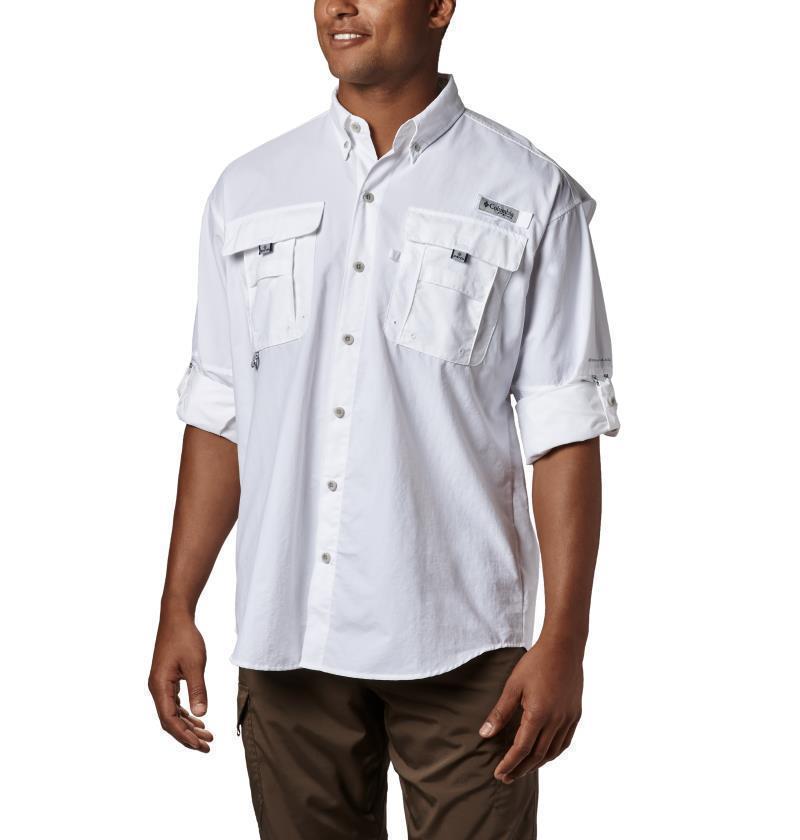 Bahama II LS Shirt - Mens - White 3