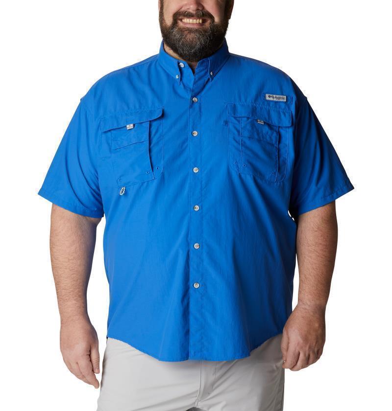 Bahama II SS Shirt - Big - Mens - Vivid Blue 1