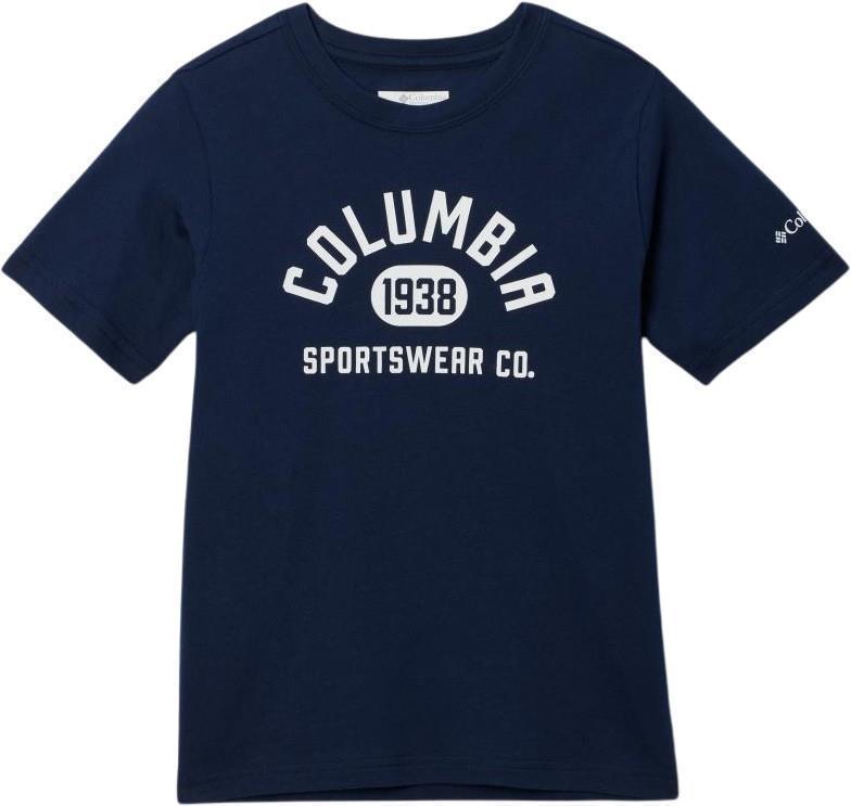 Basin Ridge SS Graphic Tee - Youth Boys - Collegiate Navy / College Life 1
