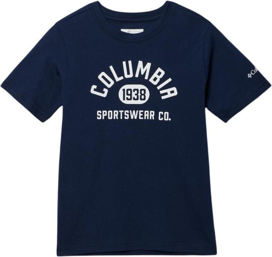 Basin Ridge SS Graphic Tee - Youth Boys - Collegiate Navy / College Life 1