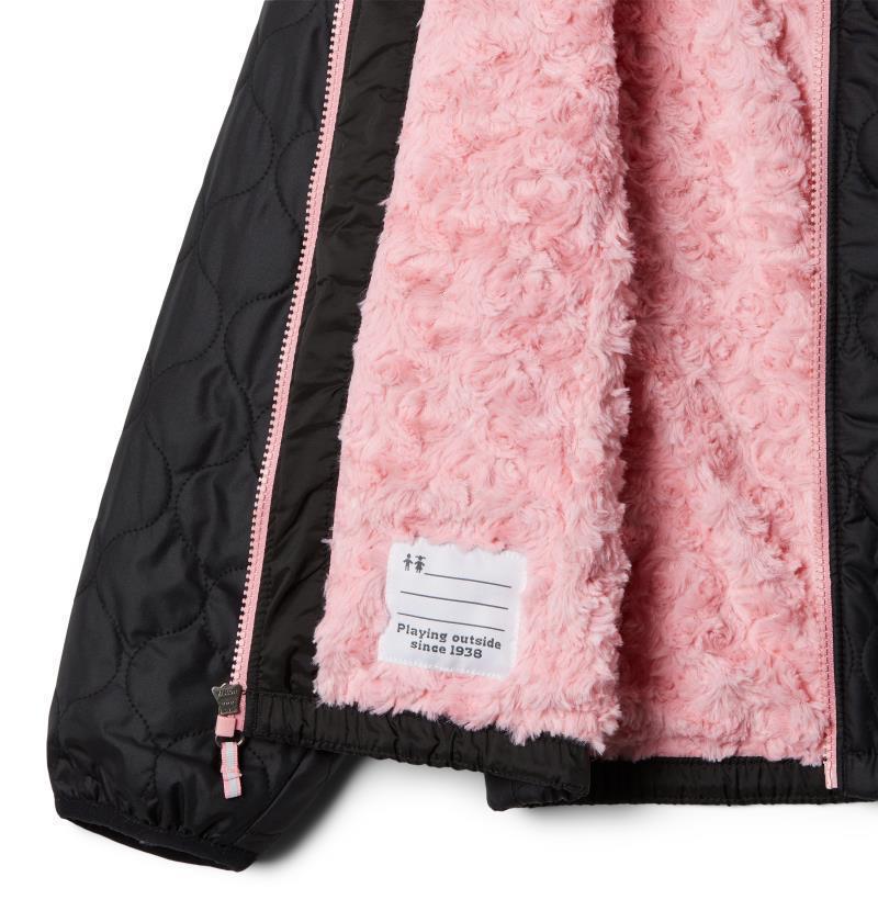 Bella Plush Jacket - Youth Girls - Black 3